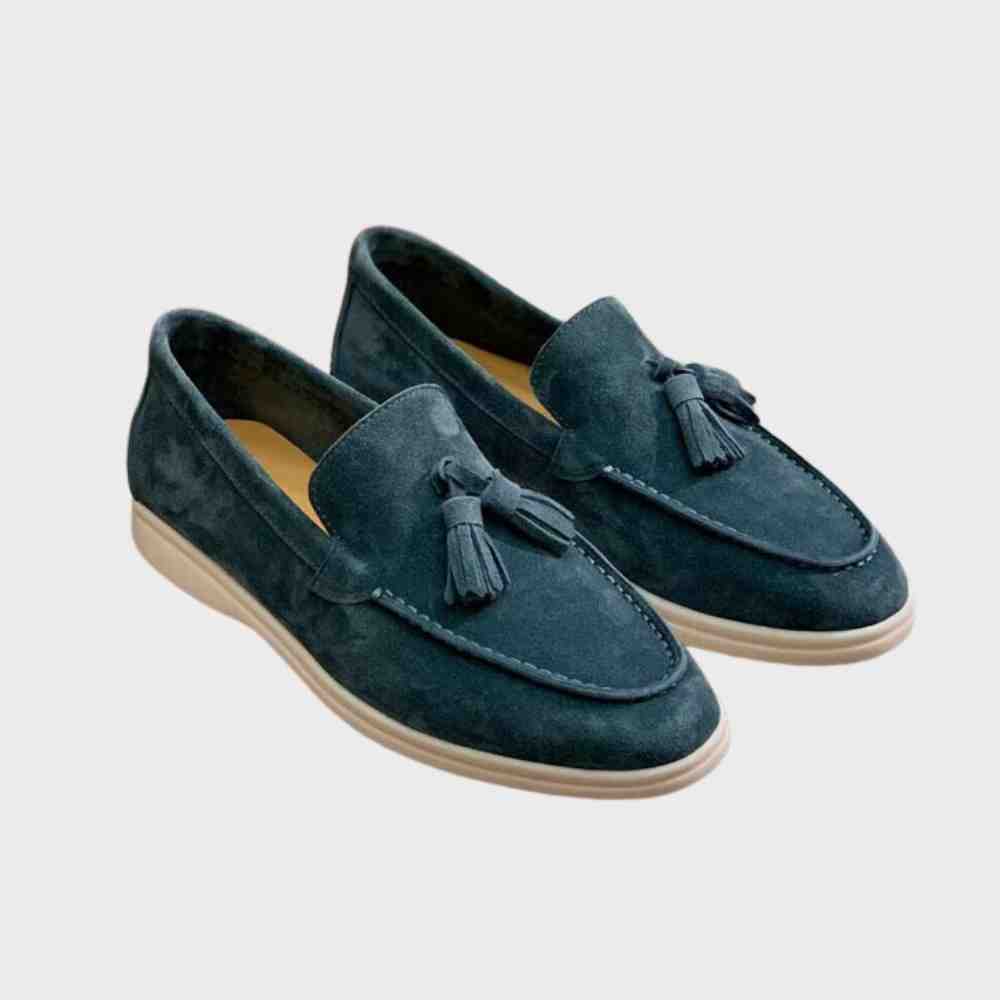 Montalio – Loafers Élégants en Suède pour Hommes